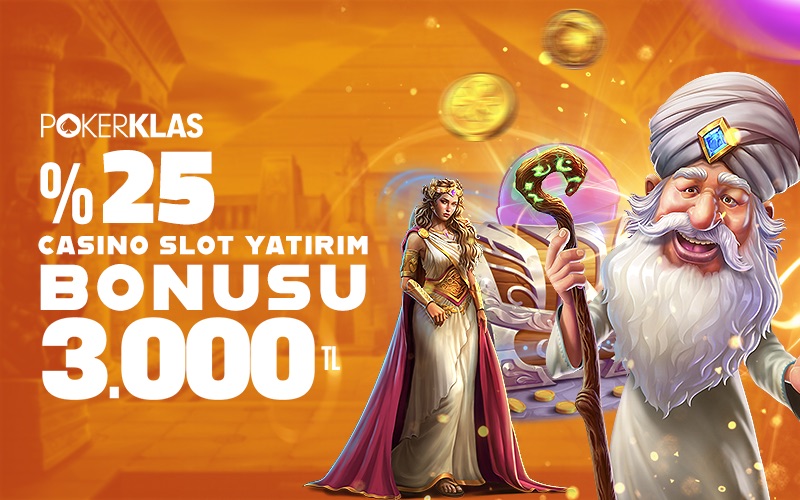 %25 Casino Slot Yatırım Bonusu