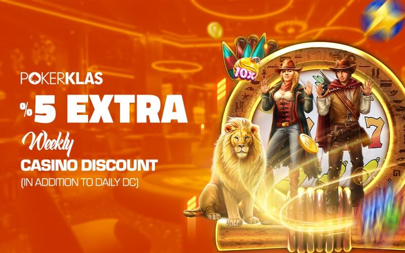 ADDITIONAL WEEKLY CASINO DISCOUNT WITH INSTANT DISCOUNT BONUS