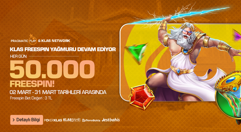 Pragmatic Play & Klas Network Özel Freespin Turnuvası